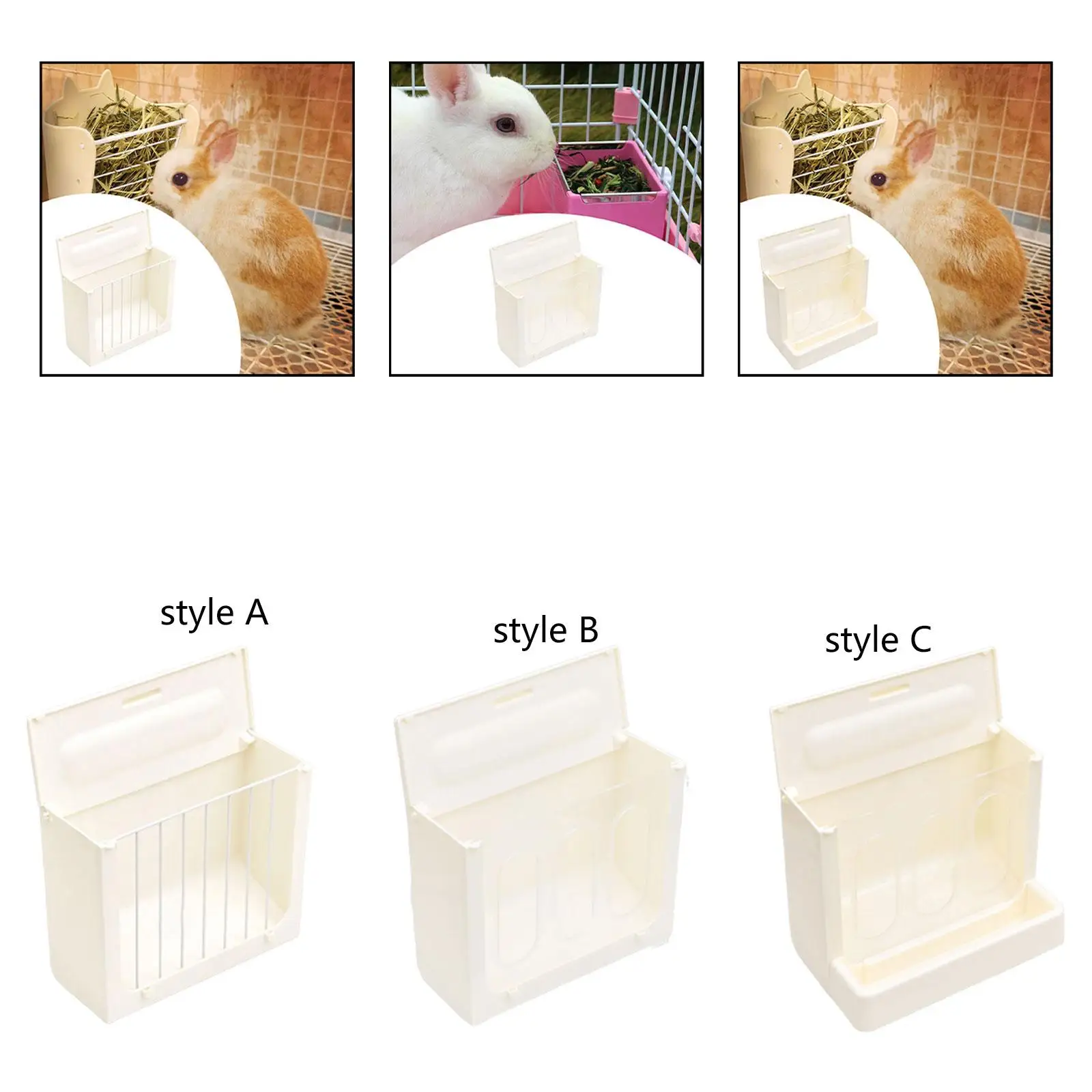 Hay Feeder Cage Accessories Hay Rack For Small Animals Ferret Hamster