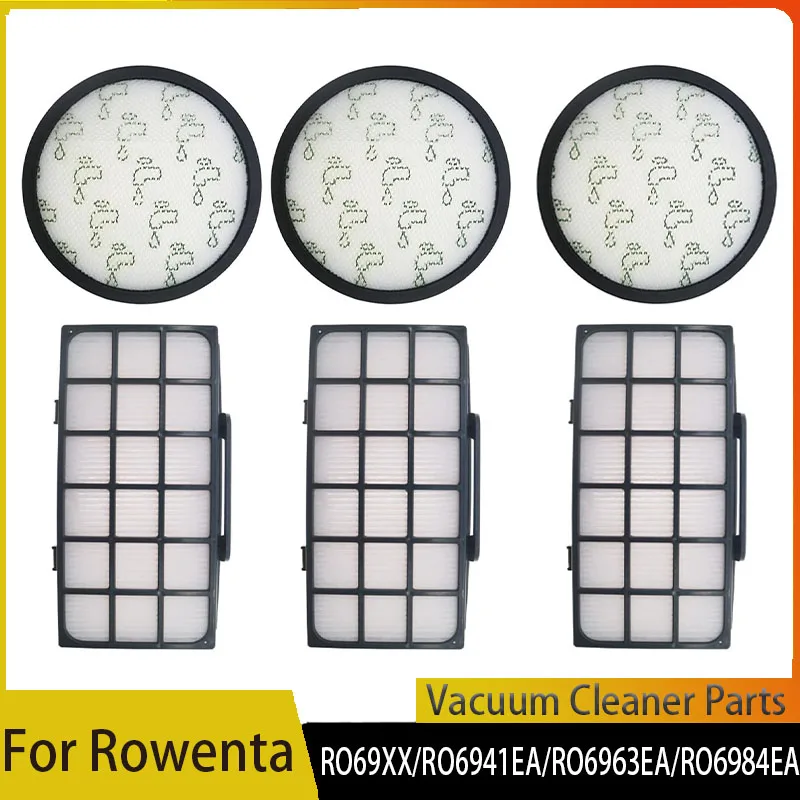 Hepa Filter for Rowenta ZR006001 RO6921EA RO6941EA RO6951EA RO6954EA RO6963EA RO6984EA Vacuum Cleaner Filter Accesories Kit