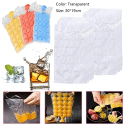 10-100pcs Ice Cube Molds Disposable Self Seal Bag,Easy Release Ice,Cocktail Whiskey Ice Cub,Cold Ice Pack Cooler for Chill Drink