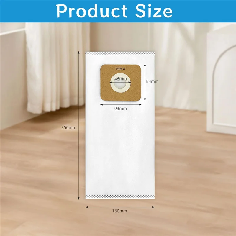 الترويج! 12 عبوة من أكياس المكنسة الكهربائية من النوع A لـ Riccar Vacuum Simplicity S20EZM، من أجل أكياس مكنسة البساطة من النوع لسلسلة 2000/4000