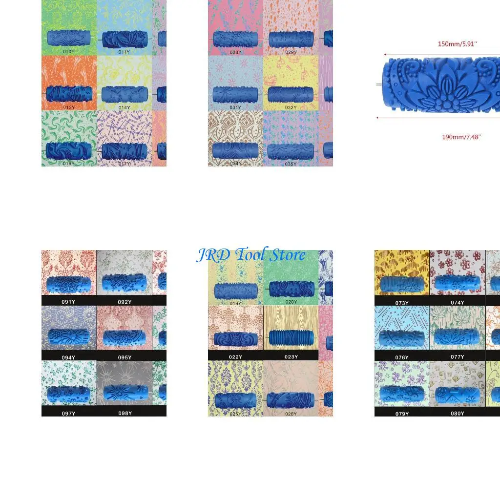 

A2UD 5 "тисненой краски роликовой рукав стены текстуры трафарет щетка декор 095Y