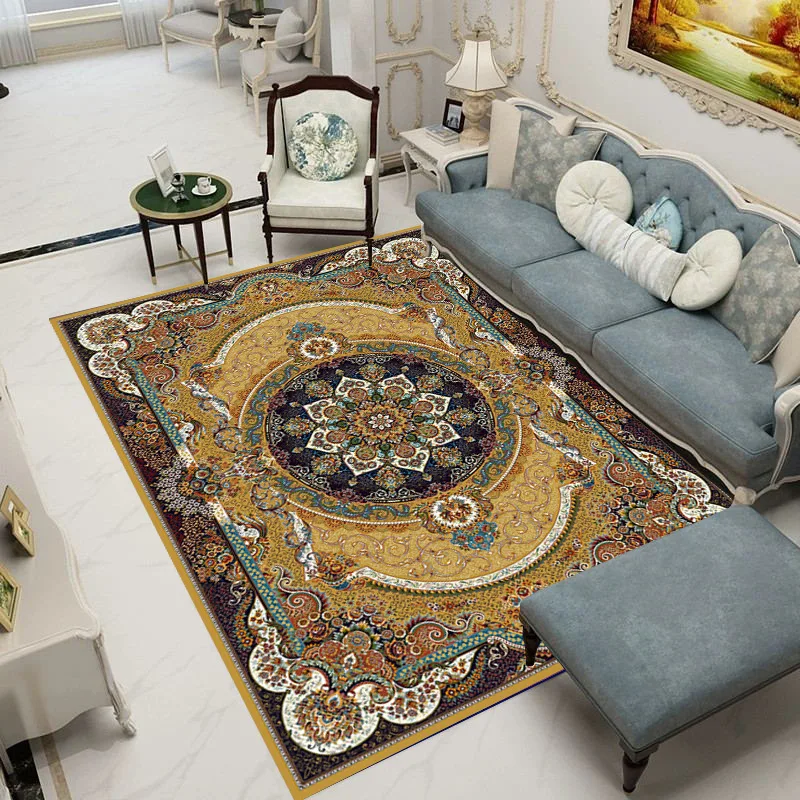 

For Household retro style living room carpet whole bohemian style carpet ethnic style inn bed and breakfast carpet