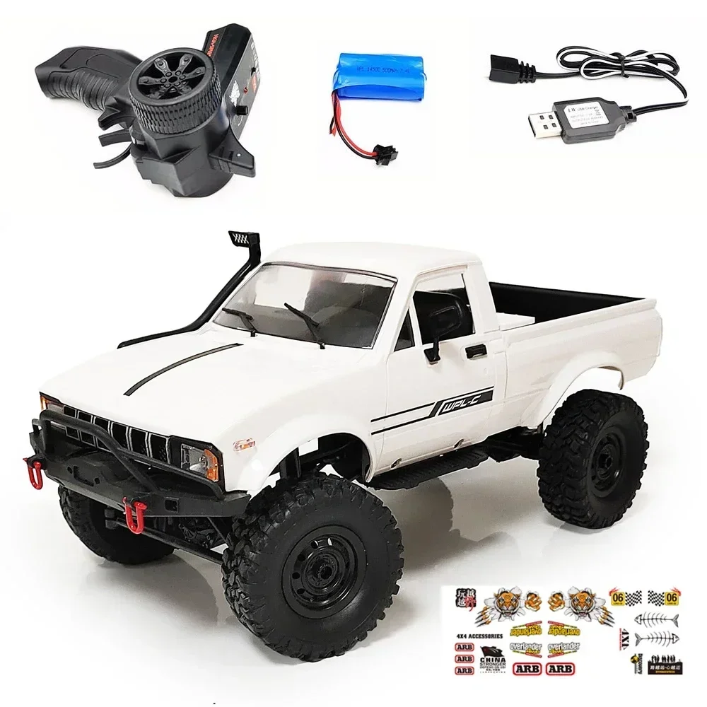 

WPL C24 Upgrade C24-1 1:16 RC Car 4WD Radio Control Off-Road Mini Car RTR KIT Rock Crawler Electric Buggy Moving Machine