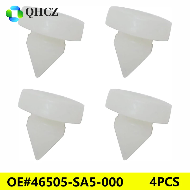 4pcs Brake Clutch Pedal Stop Pads OE#46505-SA5-000 for Honda Accord Civic CR-V 1973-2011 - Front Rear Left Right Set