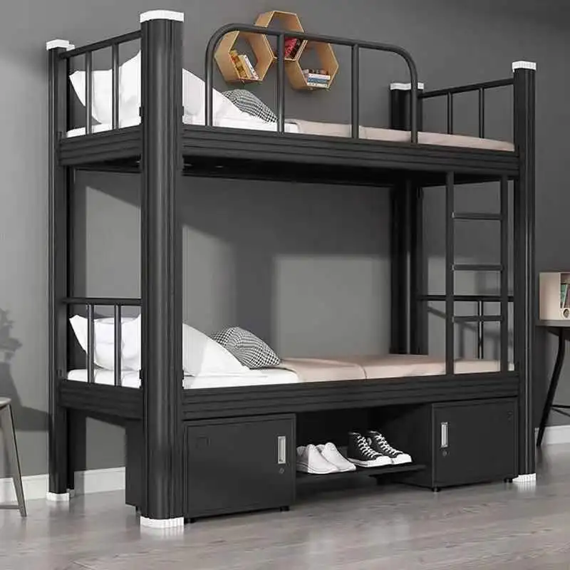 

Household thickened double bunk high and low bed