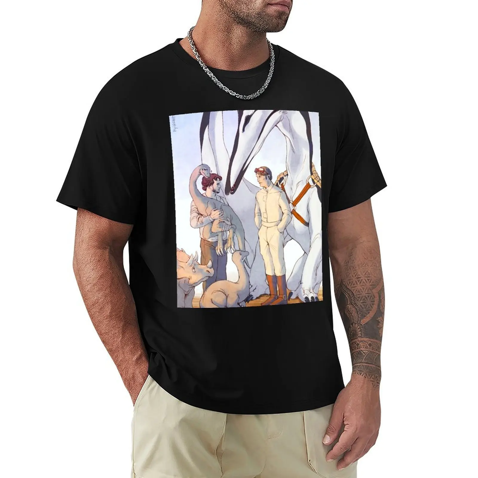 

Dinotopia X Hannibal T-Shirt oversized graphics mens t shirts casual stylish