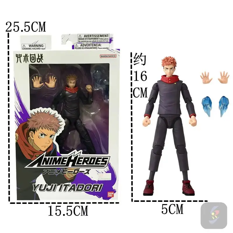 

Набор фигурок Bandai Jujutsu Kaisen 14-16 см - Годзё Сатору Итадори Юджи Фусигуро Мегуми Аниме Настольные игрушки Праздничный подарок