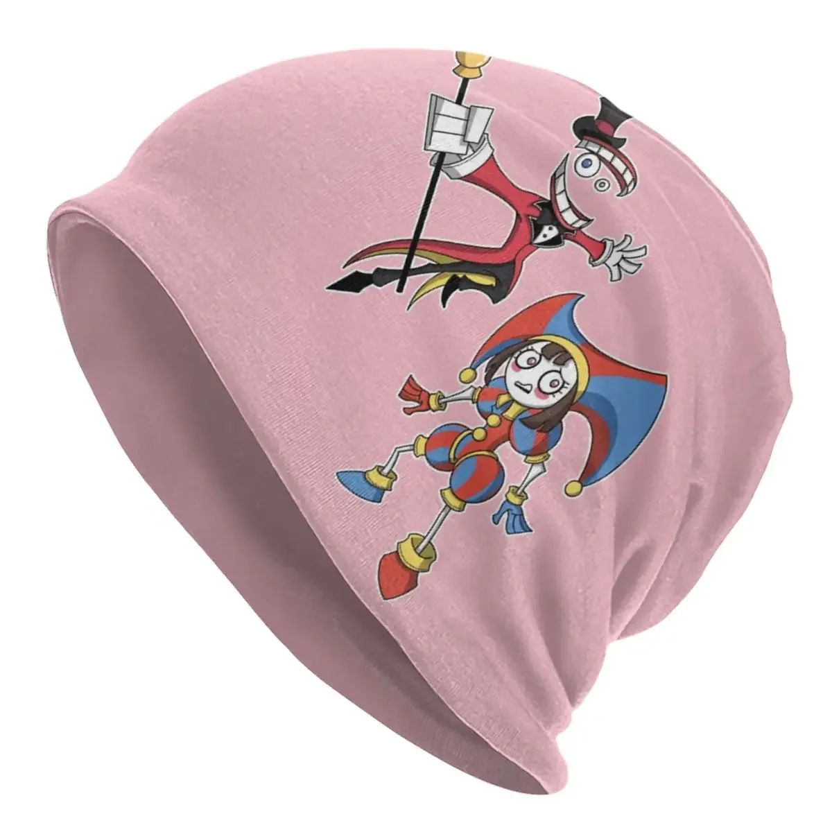 Unisex The Amazing Digital Circus Winter Skullies Beanie Pomni Incredible Bonnet Knitting Hats Streetwear Warm Caps Best Gifts