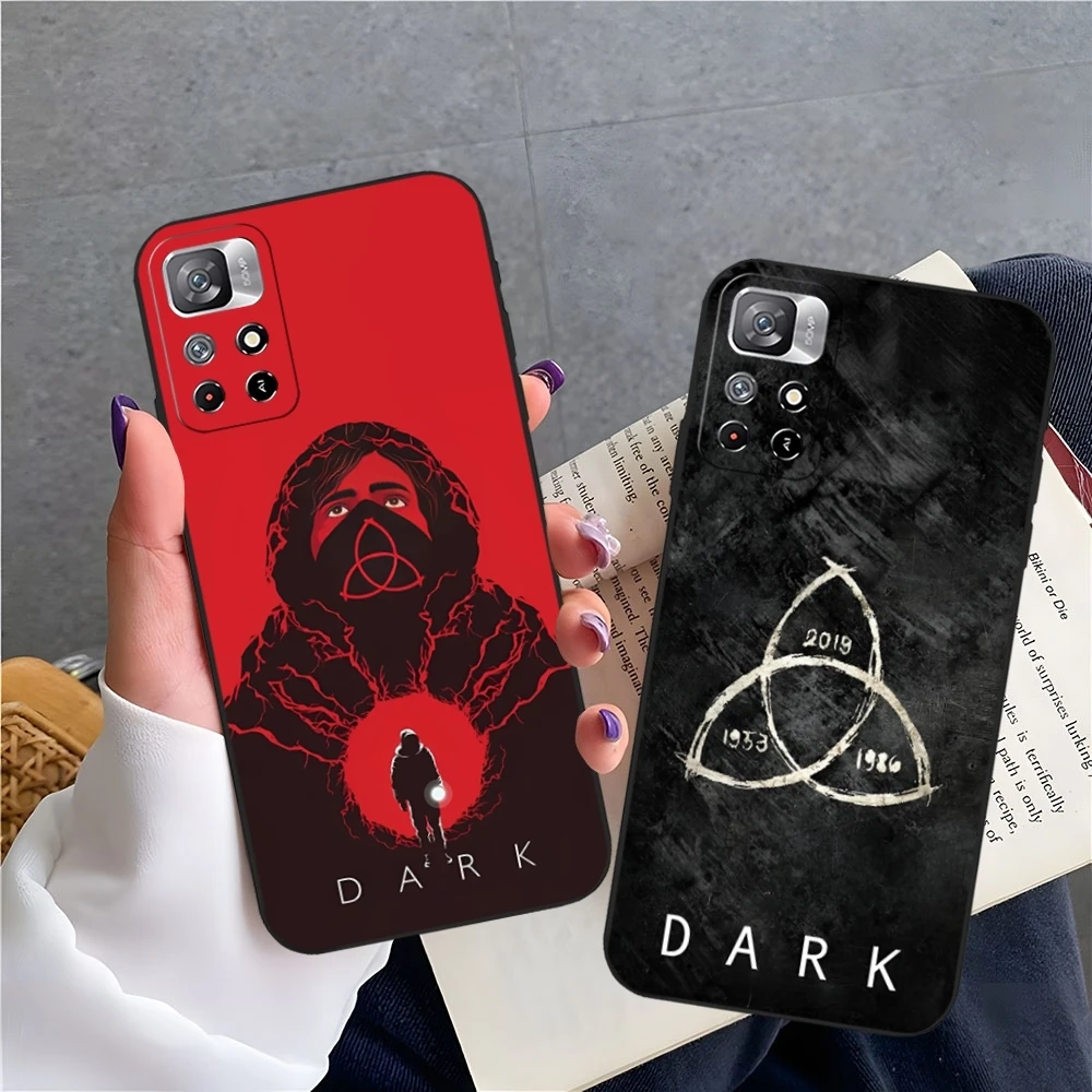 Capa de telefone escura para Xiaomi Redmi Note, Capa de TV, Pro Plus, Ultra 10 Lite, POCO F4, F5, X5, 14, 13, 12, 11, 9