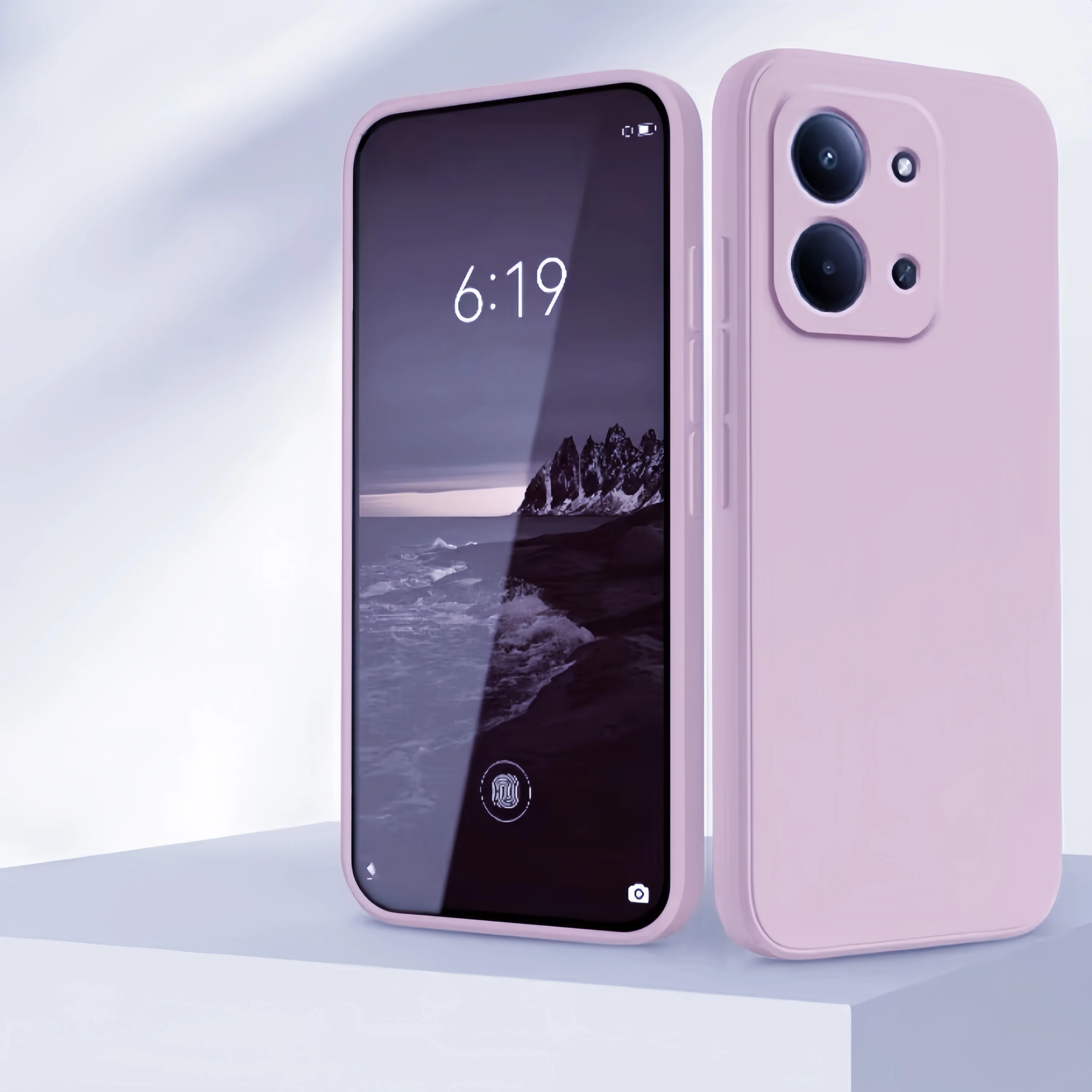 Modische, einfarbige, stoßfeste Schutzhülle aus flüssigem Silikon für Redmi 15C 5G / 4G (171 mm) – Detail 8