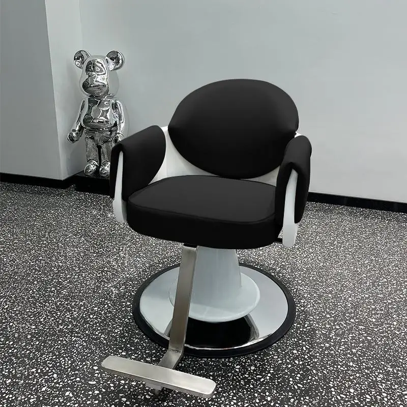 

Equipment Hairdressing Barber Chair Nail Manicure Metal Reclining Barber Chair Professional Silla Barberia Salon Furniture