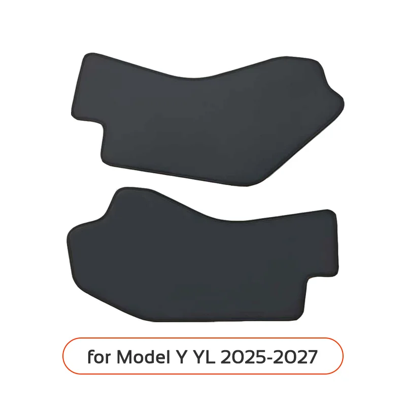 For Tesla Model 3 Y YL 2021-2027 LHD Center Console Two Side Anti Kick Pad Protector PU Leather Sticker Cover Car Accessories