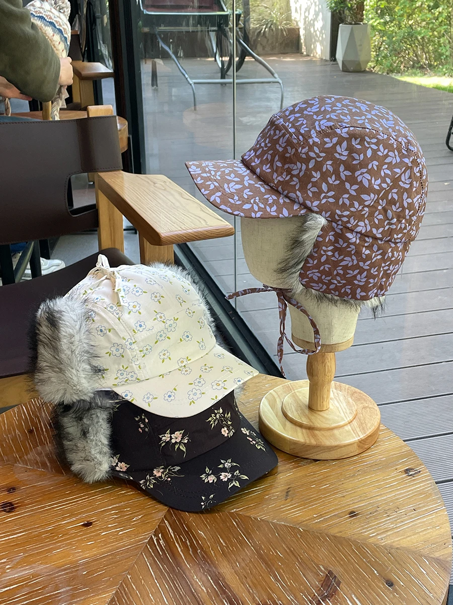 2025 Autumn Winter New Ear Protection Lei Feng Hat Winter Riding Windproof Coldproof Warm Plush Hat