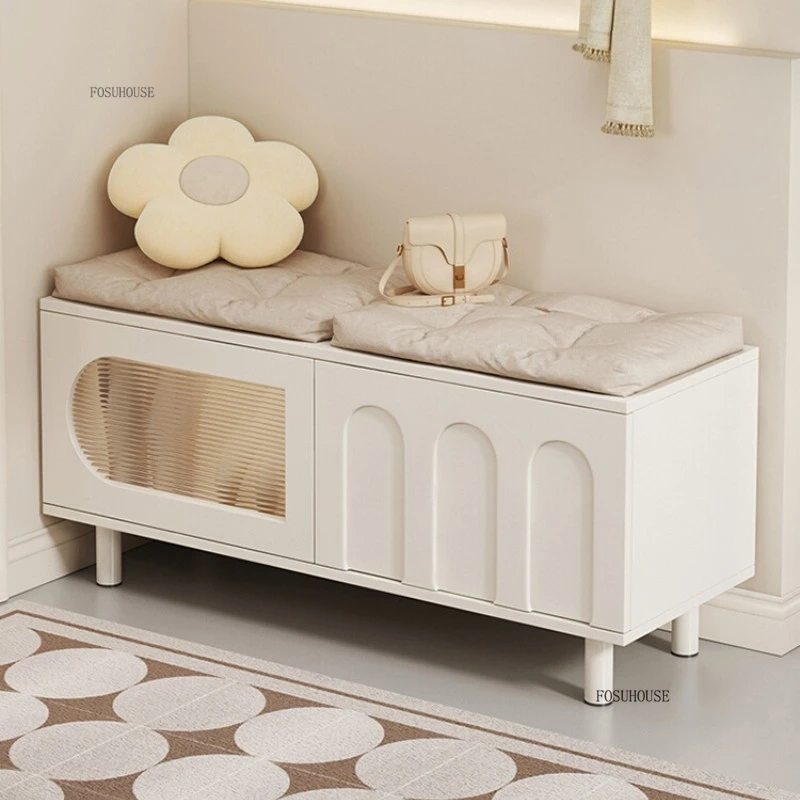 

Nordic Cream Style Shoe Organizer Home Doorway Storage Shoe