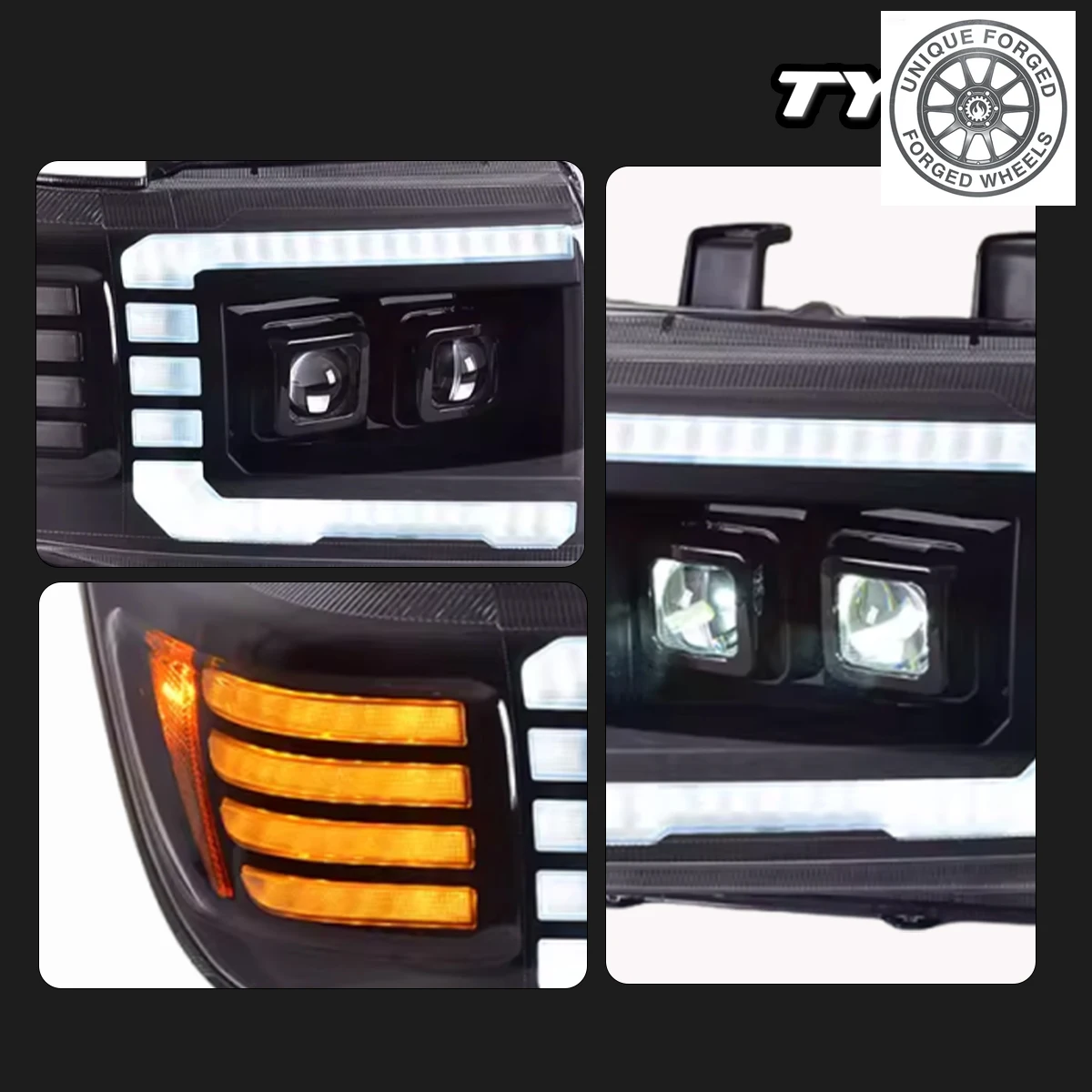 

Фара BCCar для Land Cruiser LC71 LC76 (2007-2022), модифицированная под новую версию с динамическими ДХО и светодиодными поворотниками, для авто