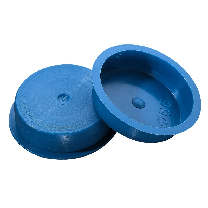 

Seamless Pipe Plug Blue Plastic Plastic Dust Protective Stopper Round Sullen Head Ornament Paper Tube Cap Chock Drain Pack Steel