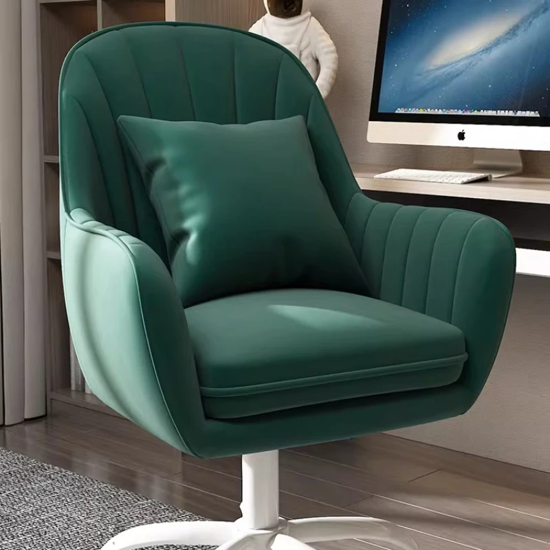 Modern Computer chair home comfort sedentary backrest casual office seat girl cute bedroom student desk turn chair