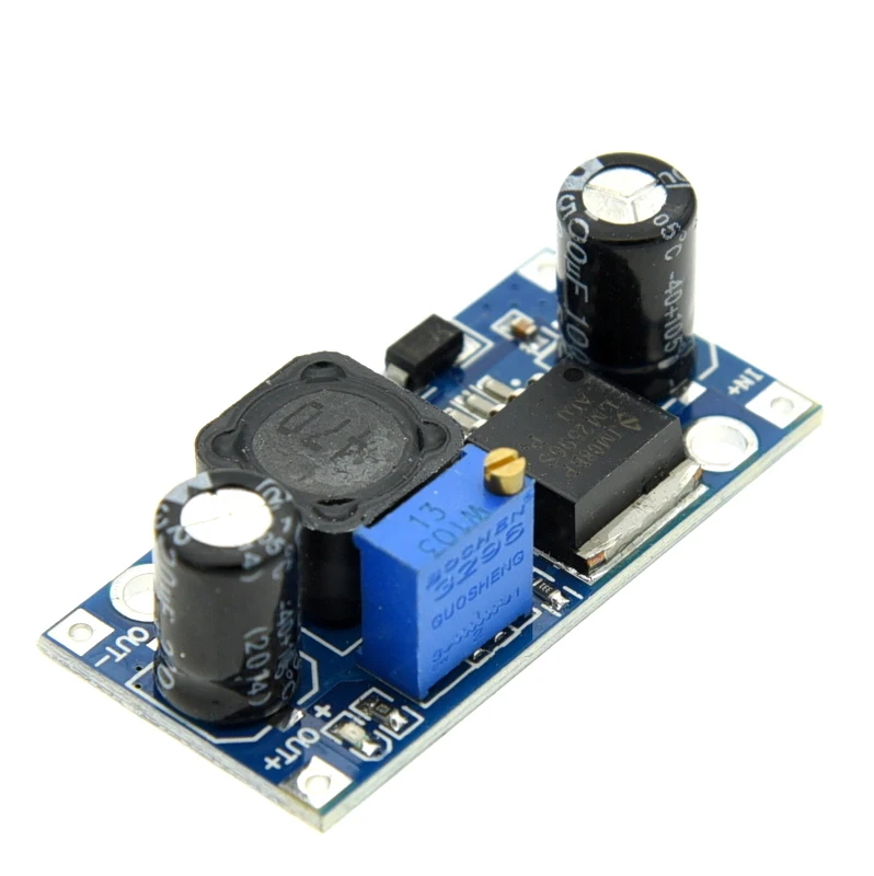 DC-DC 3A einstellbare schritt-down modul LM2596 spannung regler 24V zu 12V 5V 3V – Detail 2