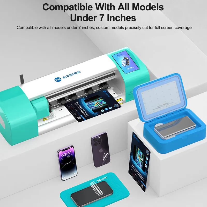 SUNSHINE 50 шт. SS-075RS самовосстанавливающаяся HD пленка для экрана конфиденциальности для защиты экранов мобильных телефонов поддерживает экраны до 7 дюймов