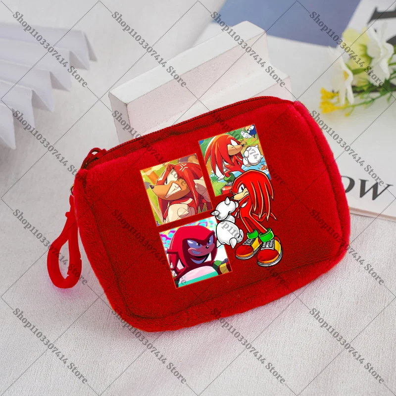 Anime Game Cartoon Coin Purse Casual Accessories Zip Wallet Hedgehog Creative Cute Storage Pouch Fashion ID Card Holder Gifts - view 3