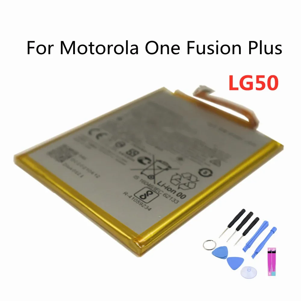 

Новый аккумулятор LG50 емкостью 5000 мАч для Motorola MOTO One Fusion Plus/One Fusion+ Высококачественная батарея для телефона + инструменты + номер отслеживания