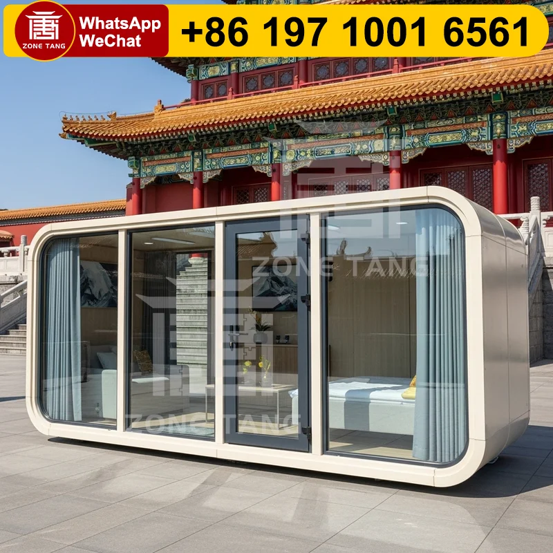 

Apple Capsule Home Prefab Tiny House Mobile Home Manufacturers Prefabricated Home Wind Resistance Dormitory Capsule House Prices