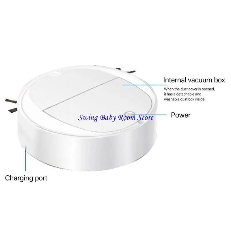K1ADロボットクリーニングデバイス小さな床クリーナーPPテクスチャ忙しい専門家