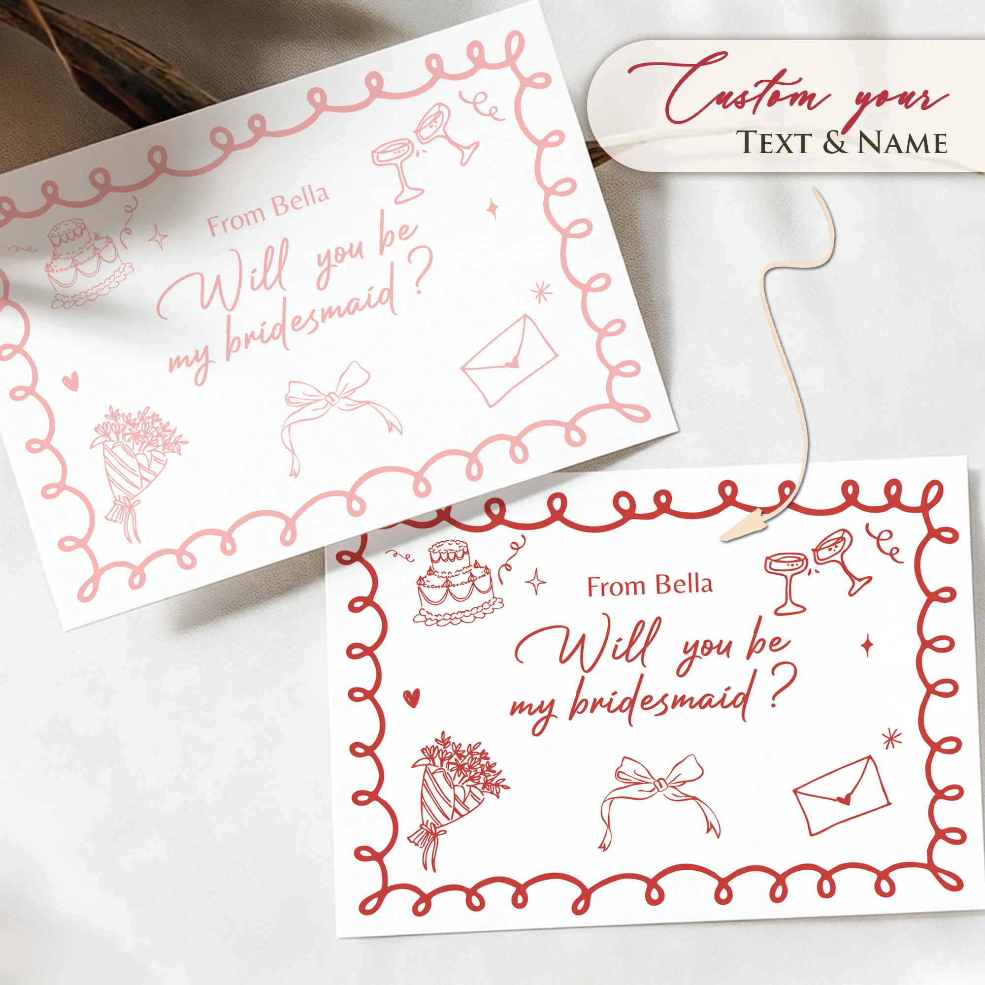 

Custom Envelopes Wedding invitation Greeting Card Customization Friend Blessing Letters Postcards Mail for Birthday Anniversary