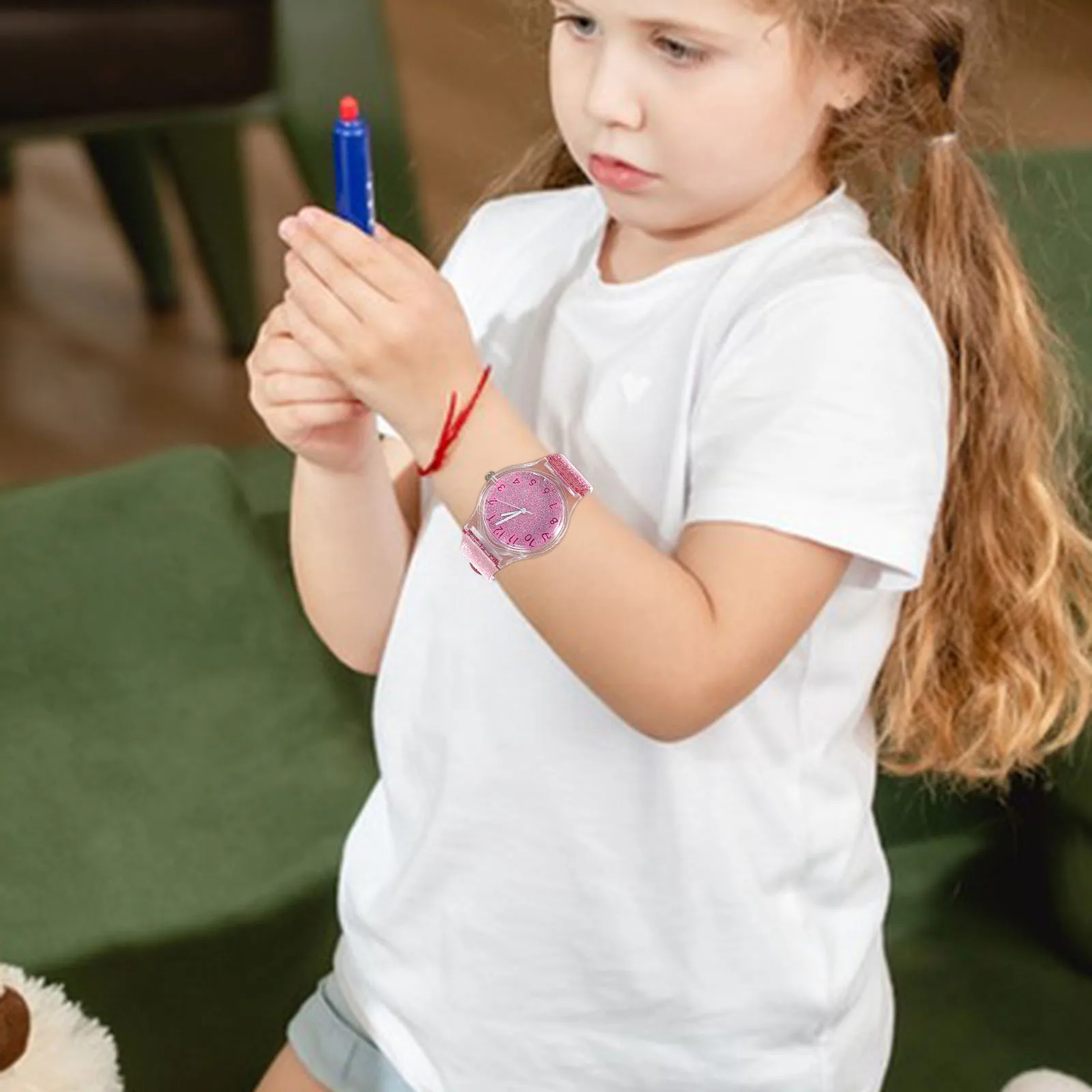 

Children's Watch Armbanduhr Maedchen Glitzer Water Tracker Kinder