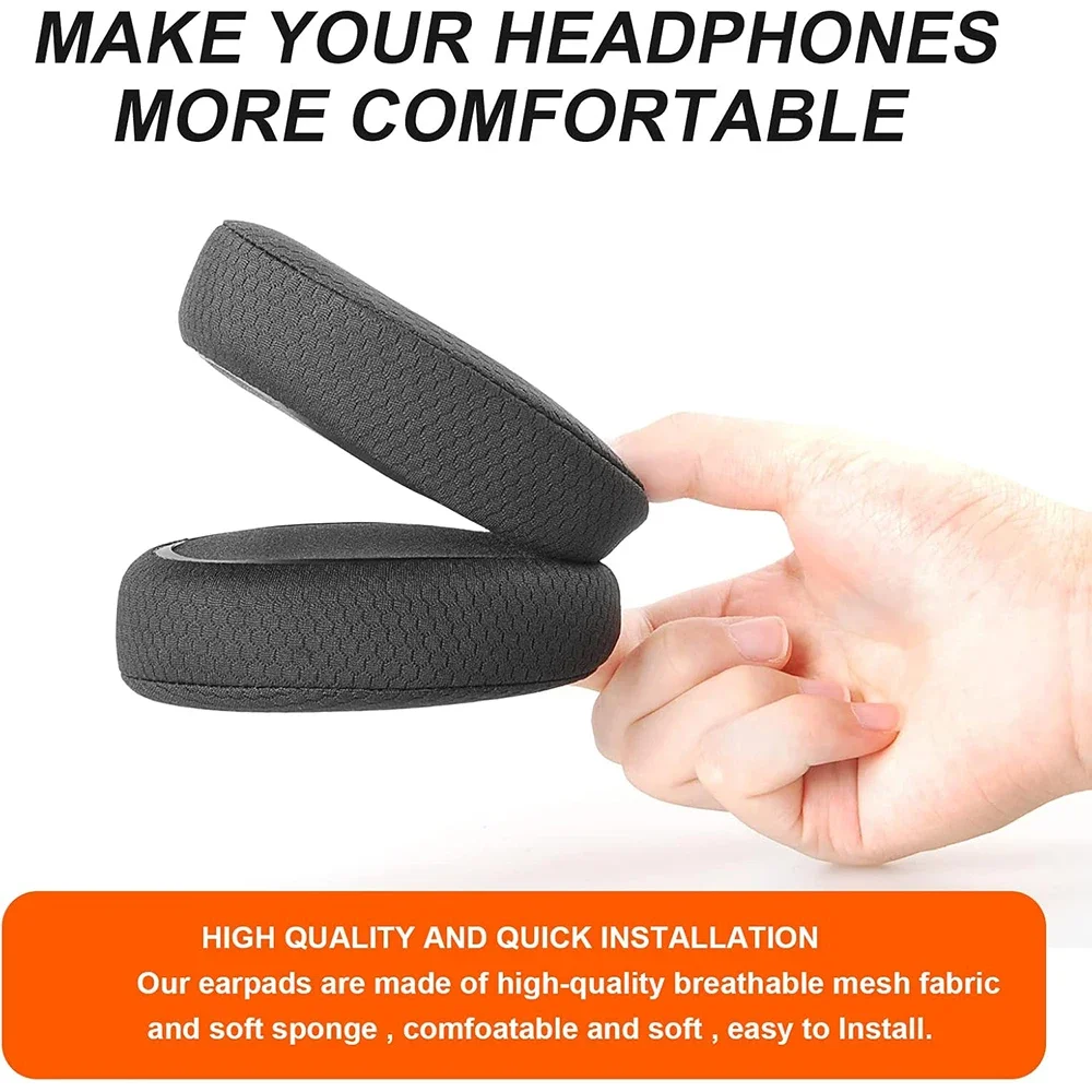 Wymienne nauszniki do słuchawek Sennheiser pasują do HD4.50BT/ HD4.50/ HD4.50BTNC/ HD458BT/ HD450/ HD450BT poduszka nauszna zestawu słuchawkowego
