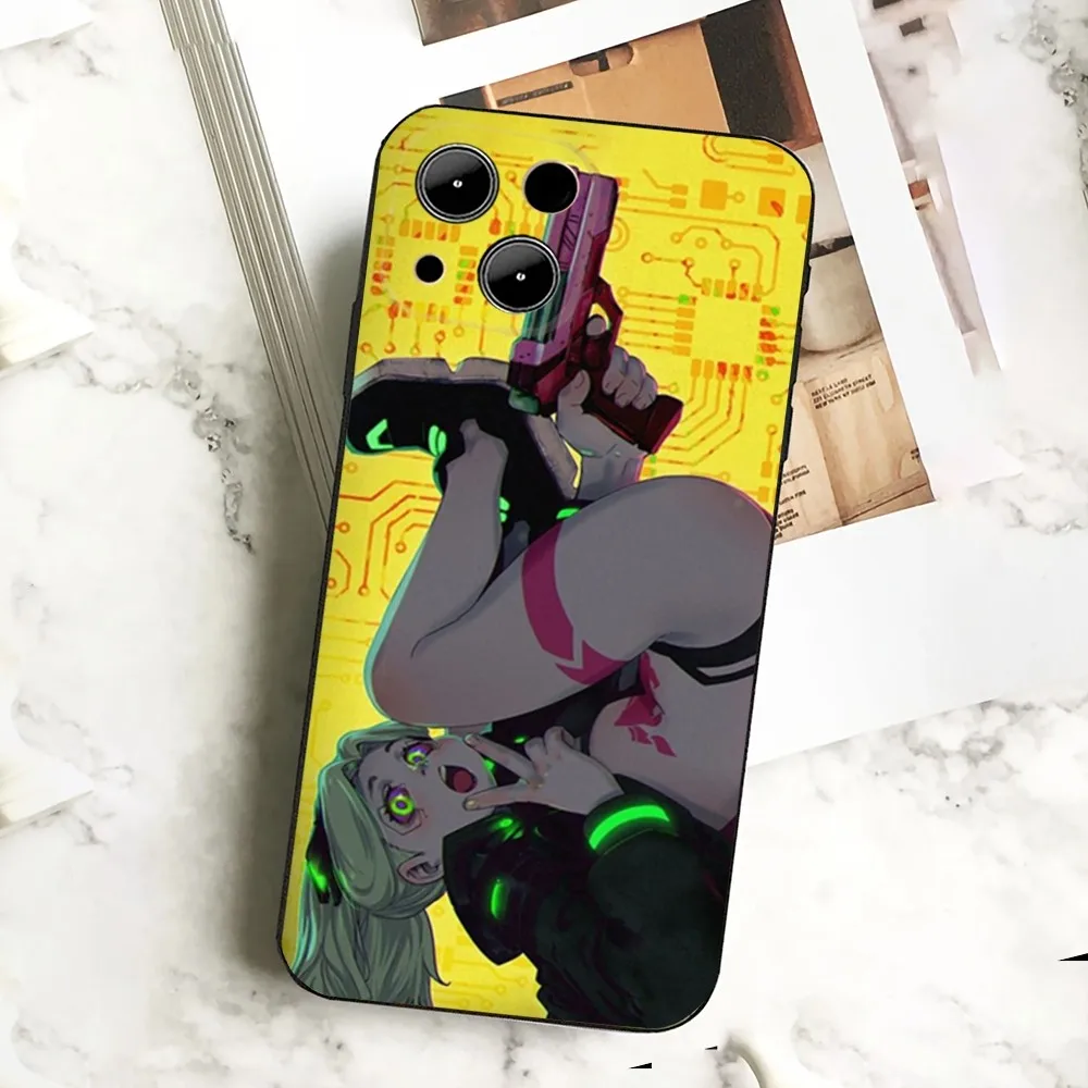 Rebecca C-Cyberpunk E-Edgerunners  Phone Case  For IPHONE 15,13,14,12,Mini ,11, Xr, X ,Xs Pro Max 8, 7 Plus Back Cover