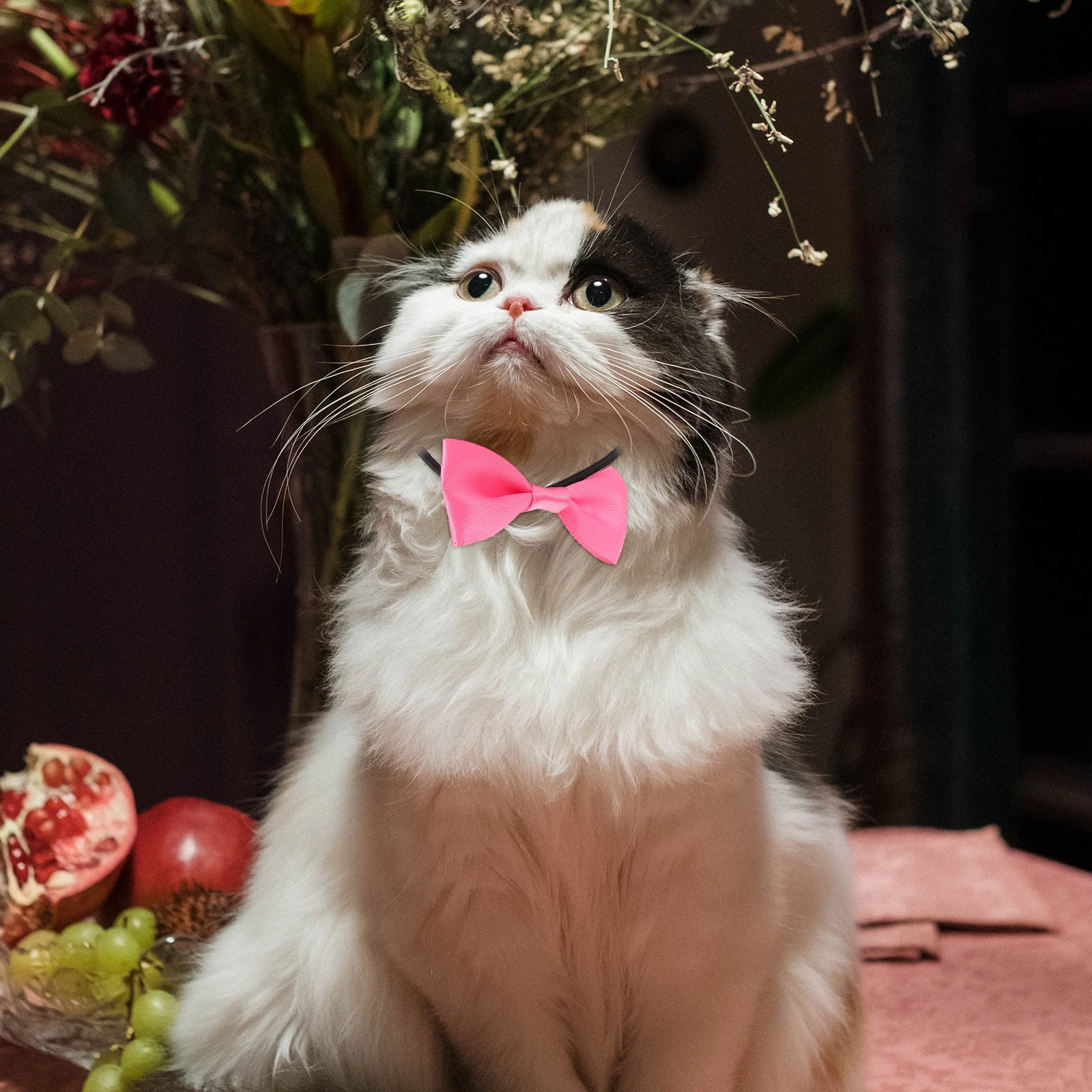 

1 Set Bunny Formal Dress Decor Hamster Party Costume Small Hat Bow Premium Cloth Durable Easy Clean Headwear Funny Decorative