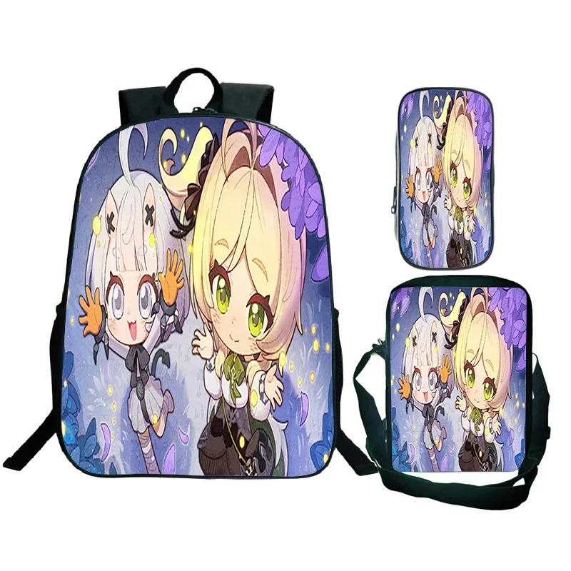 

Student Duet Night Abyss Fun Game Backpack Shoulder Bag Pencil Case 3pcs Fashion Custom Backpacks DIY Pattern Schoolbag Mochilas