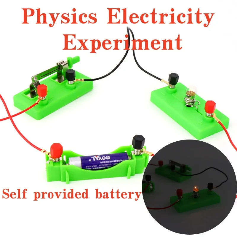 Kit d'expériences de physique DIY : Circuits simples, interrupteurs, outils pour développer les compétences, kits d'apprentissage STEM, outils pour la pratique, cadeau