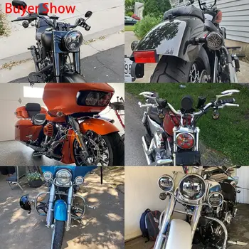 Tapas de luz de intermitentes para motocicleta Harley Sportster 883 1200 Iron XL XR Touring Road King Softail Dyna 8 best sales Harley-Davidson 883 - №3