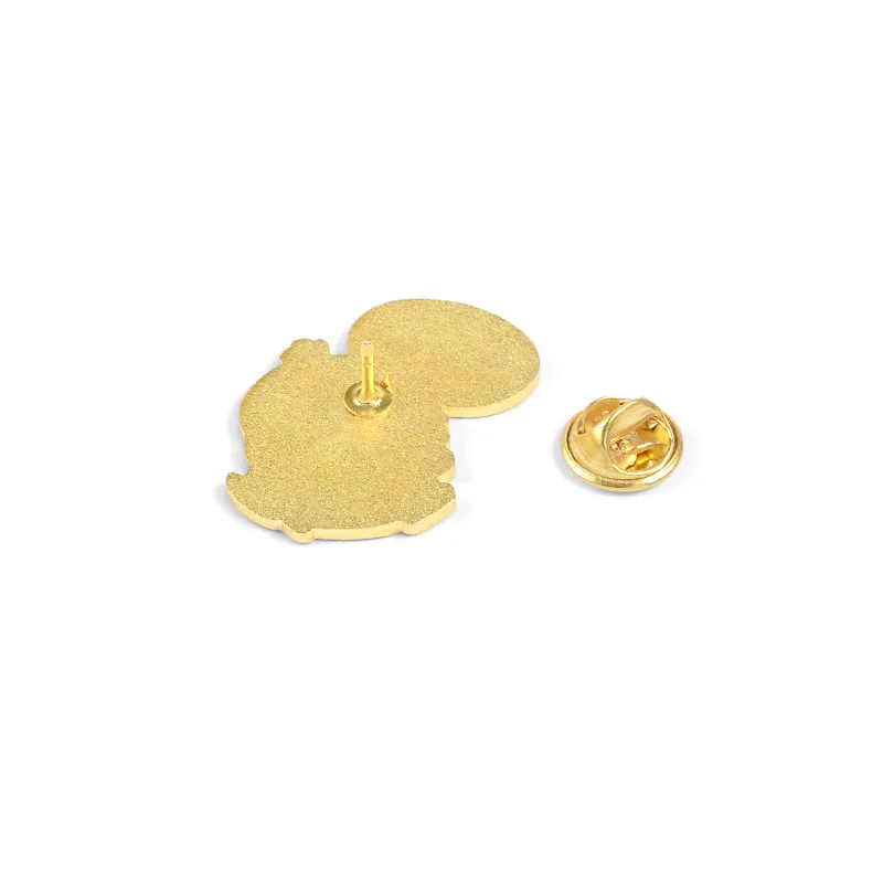 Creative Cute Duck English Cartoon Brooch Animation Peripheral Personality Elf Metal Badge Clothing Bag Accessories image 5