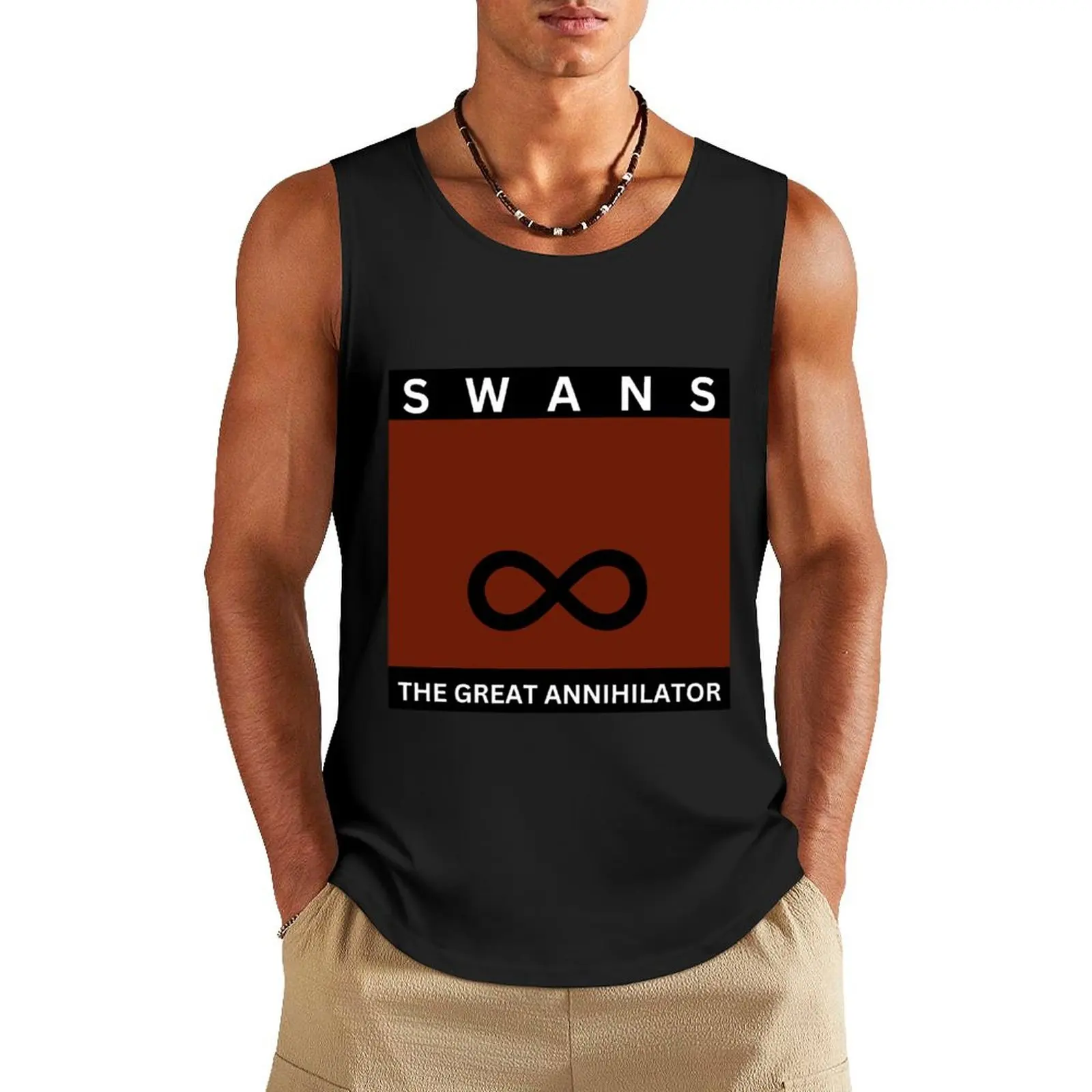 Swans Tank Top gym clothing men sleeveless man shirts summer clothes man 2024 Men sleeveless tee