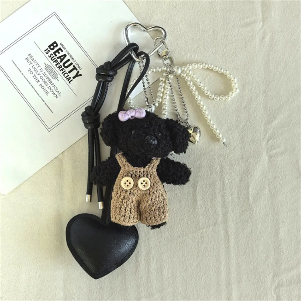 

PP Cotton Maillard Plush Doll Pendant Fluffy Collection Puppy Plush Keychain Comfortable Soft Plush Doll Key Pendant Home Decor