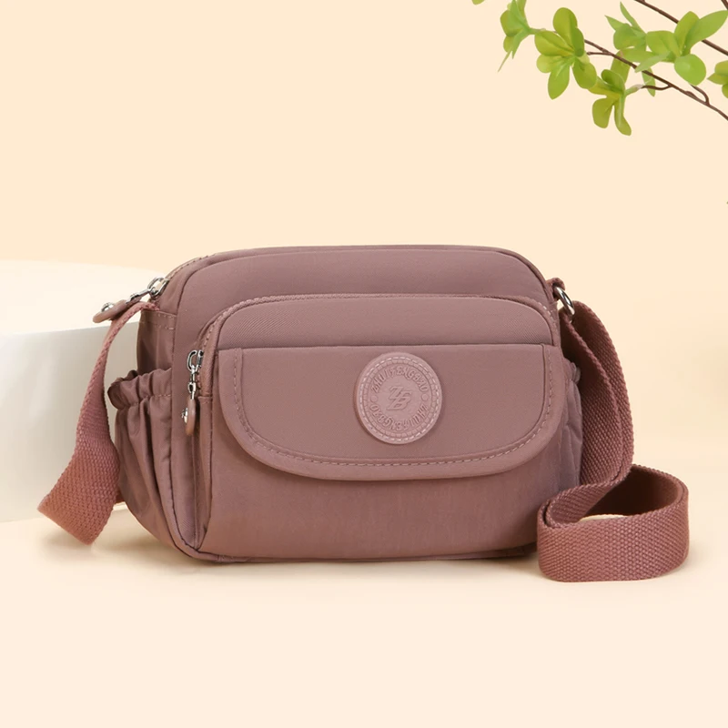 

Waterproof Nylon Messenger Bag Multilayer Oxford Cloth Women's Shoulder Crossbody bag Portable Fashion Leisure Bags