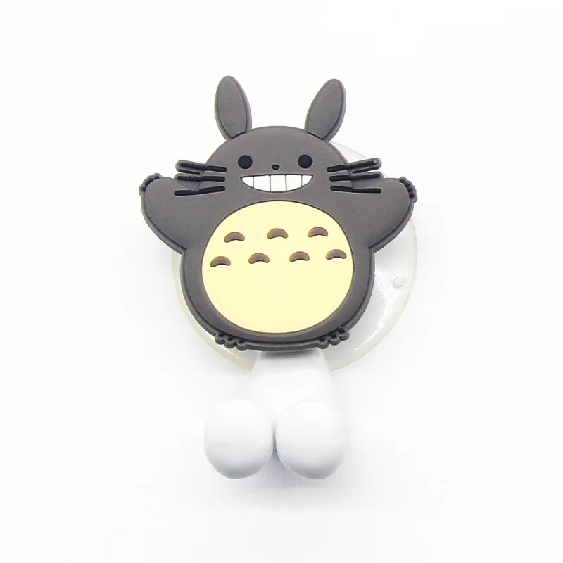 My Neighbor Totoro Punch‑Free Wall Mount Brush Holder No Drill Self‑Adhesive Storage Rack Household Organizer Shelf for Daily view 5