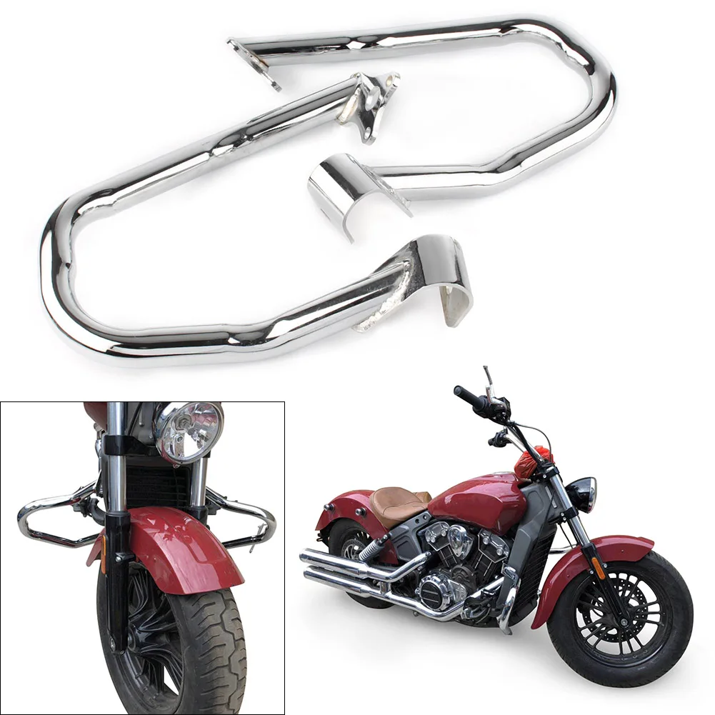 

1 Pair Chrome Motorcycle Highway Crash Bar Kits Engine Guard Protector For Indian Scout Sixty 2014 2015 2016 2017 2018