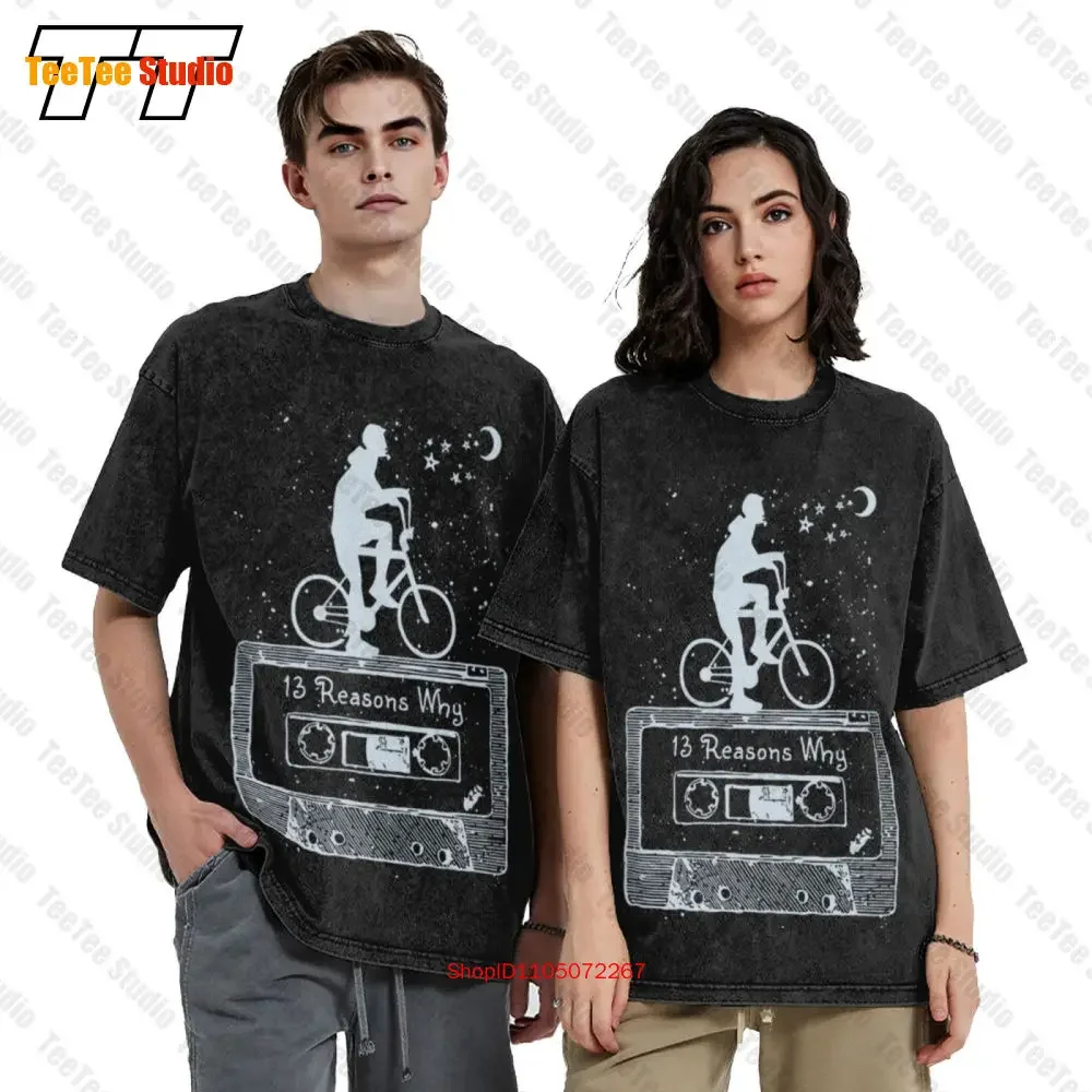 13 Reasons Why Feminina Custom Vintage Oversized T-Shirt X0OV