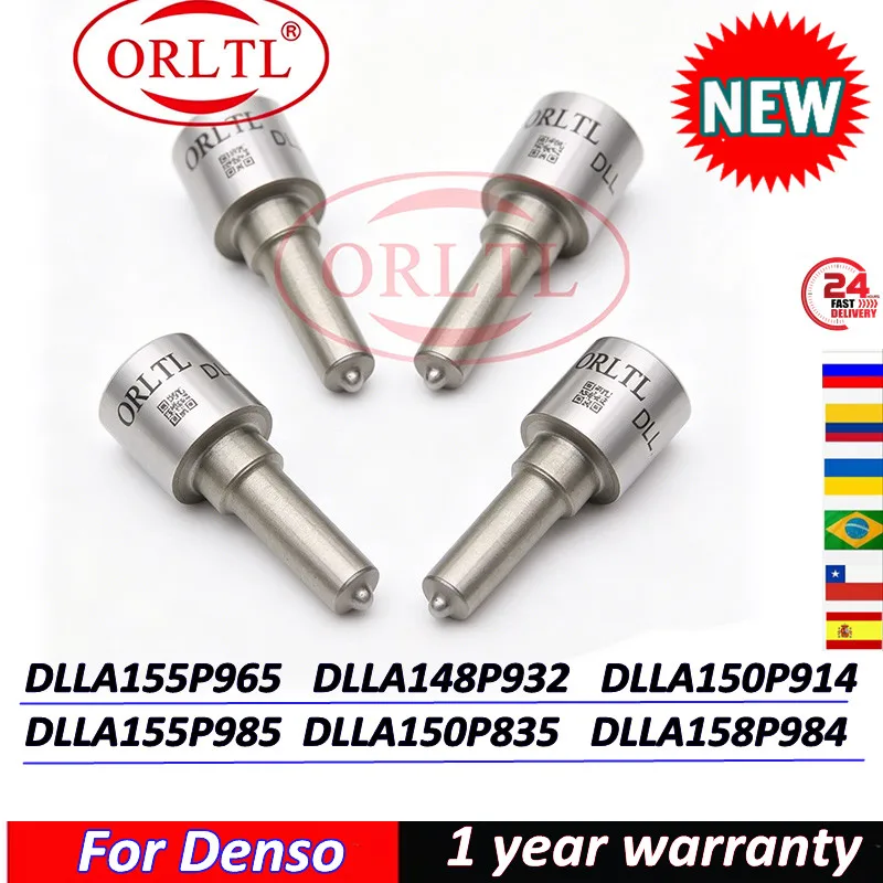 

4 шт. форсунок DLLA150P914, DLLA155P985, DLLA150P835, DLLA158P984, DLLA155P965, DLLA148P932 для дизельных систем Common Rail DENSO