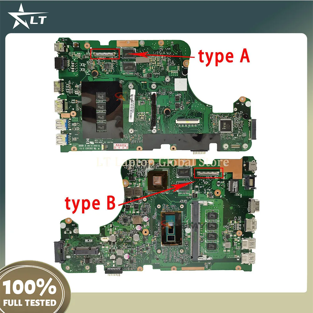 

For ASUS X555LAB A555LA K555LA F555LA X555LD X555LB R557LA R556LA X554LA X555LA Mainboard FL5800L VM590L DX992L VM510L