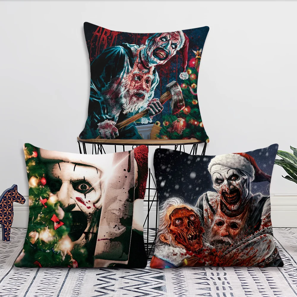 

Film Horrible T-Terrifier 3 Decoration Room Home Sofa living Office Car Nordic Simplicity Pillow Cover