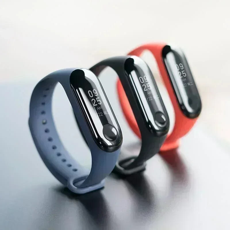 2 قطعة أربطة ساعات لشاومي Mi Band 7 سوار Miband 5 6 NFC استبدال معصمه الرياضة سيليكون كوريا mi الفرقة 7 6 3 4 8 حزام