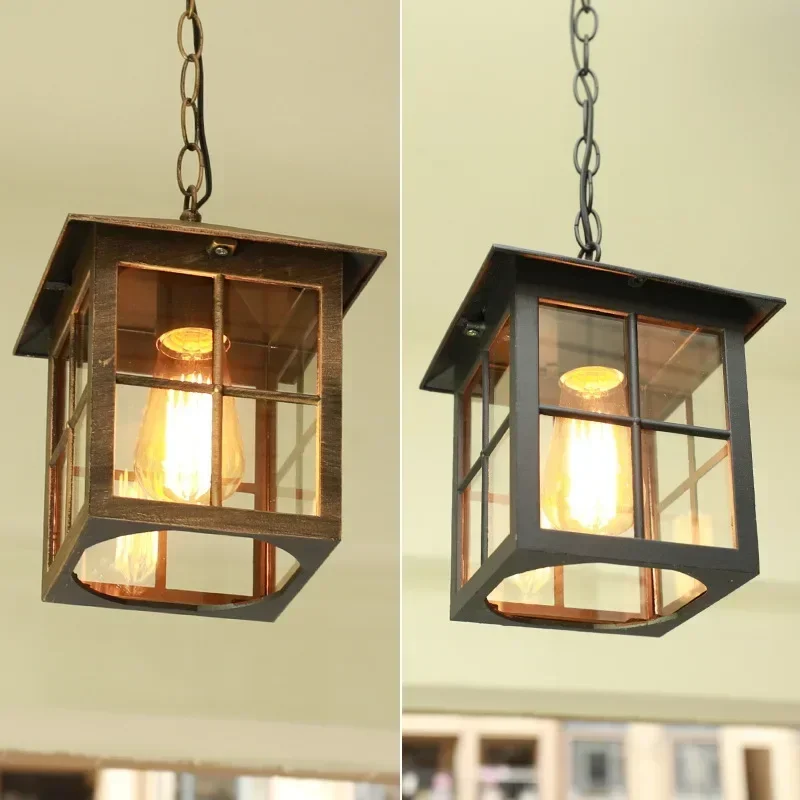 Outdoor Lamp Garden Pendant Lamp Gate Hallway Balcony Hanging Lamp Lantern Waterproof Corridor Aisle Courtyard Ceiling Lamps