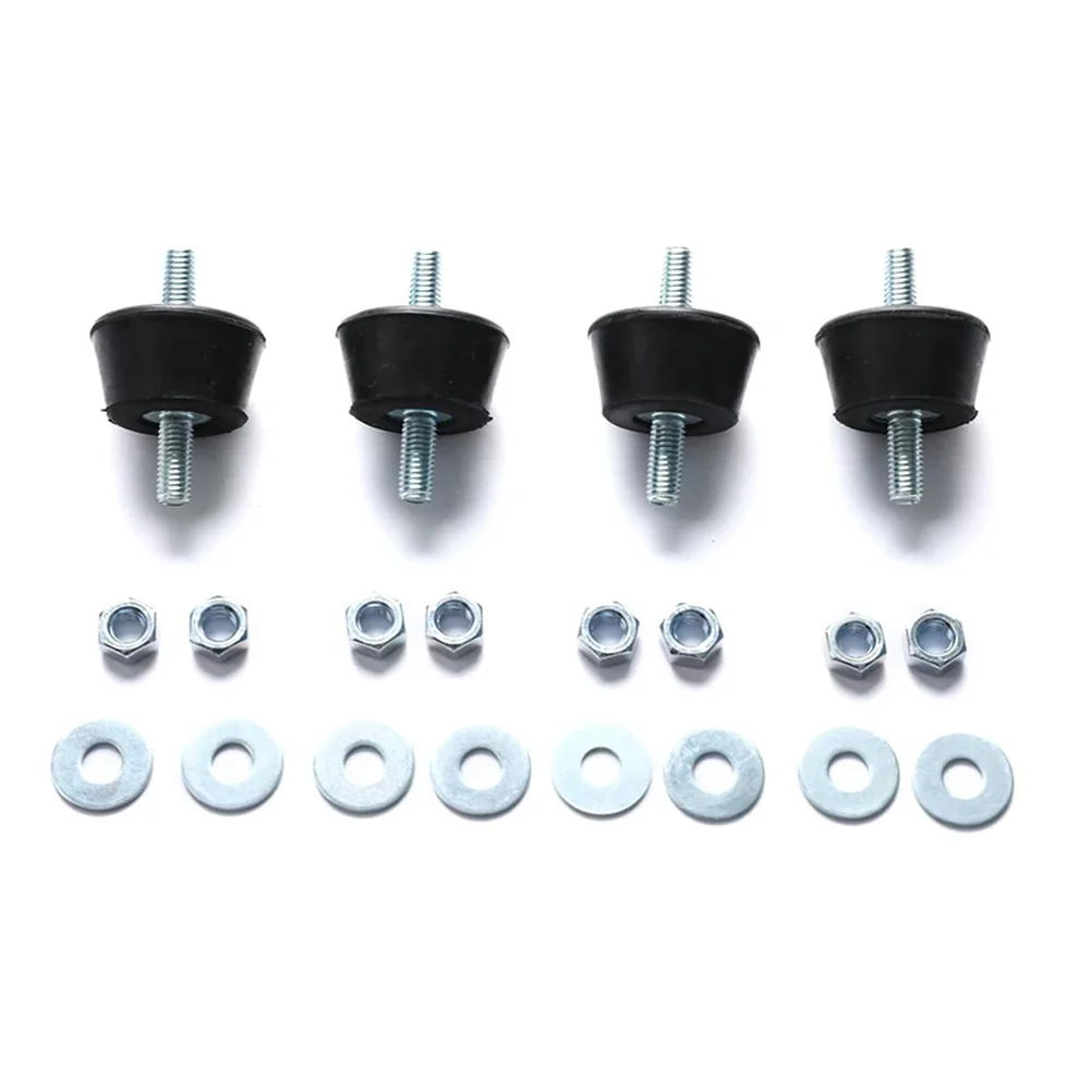Effective Noise Reduction Solutions Vibration Damping HVAC Damping Mount Black AC Vibration Pads Wear Resistant Rubber