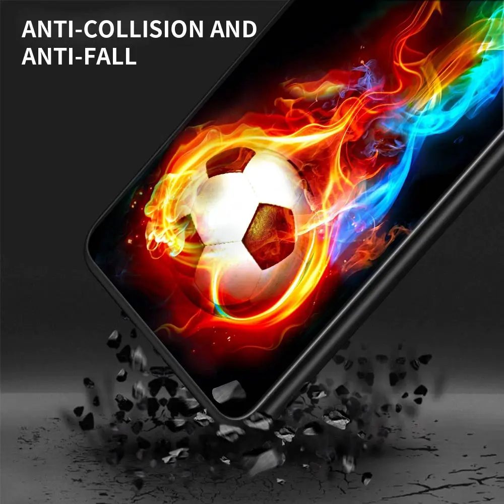 Football Passion Soccer Ball Case For Samsung Galaxy A14 A32 4G A33 5G Case A13 A23 A31 A02 A03 A22 A24 A02S Soft Silicone Cover