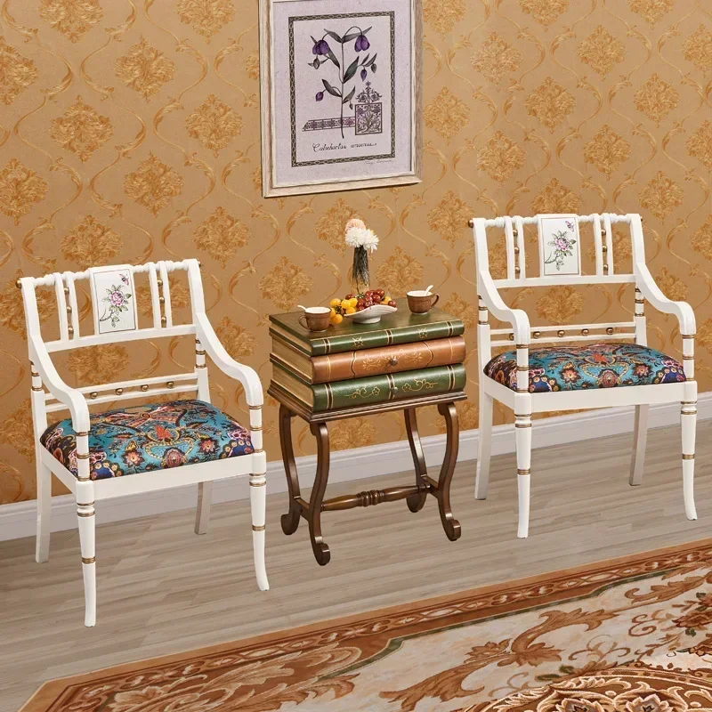 

Стол для чая TAO Tao, расписной, с двумя отсеками для хранения, для спальни и балкона, комплект: стол и два стула